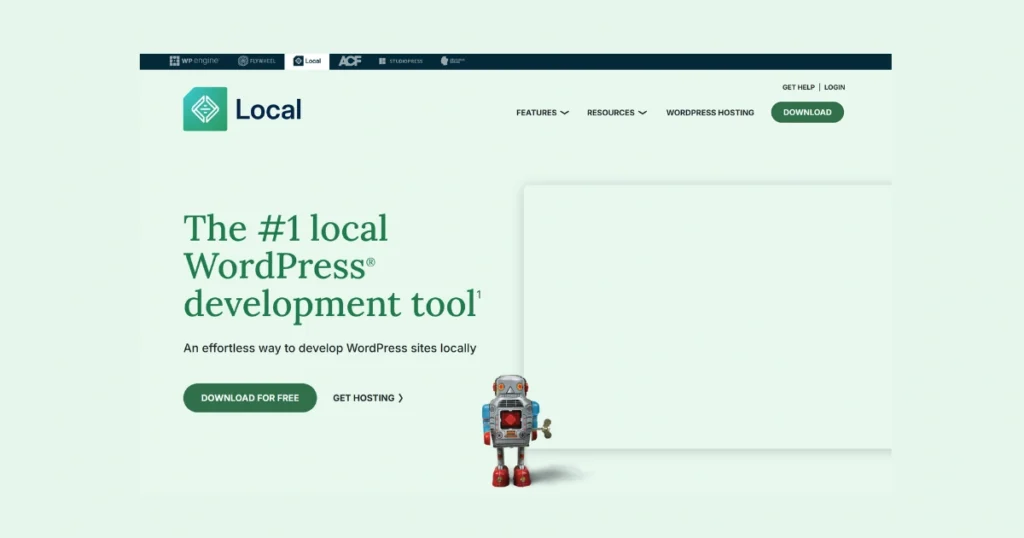 Offline website builder-The local wordpress
