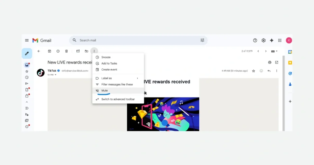 gmail mute- How to Mute an Email in Gmail