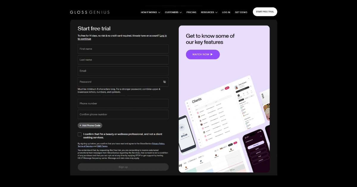 Sign Up and Create Your Account